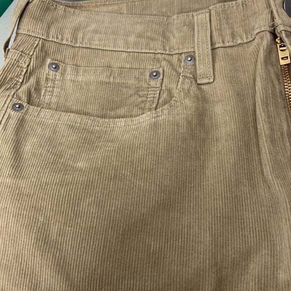 Levi's® 502™ Corduroy Brown Taper All Seasons Tech Stretch Jeans NWOT size 34/32 - Picture 3 of 9
